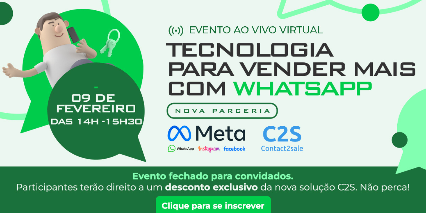 Evento Meta: Tecnologia para vender mais com o WhatsApp em 2023