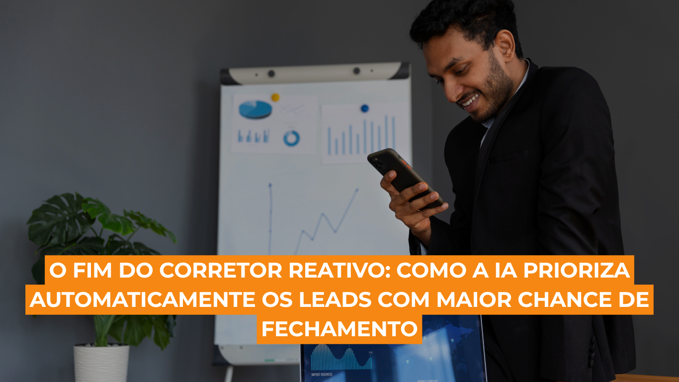 Como a IA prioriza automaticamente os leads com maior chance de fechamento